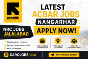 Latest Acbar Jobs Nangarhar Apply Now - NRC Jobs Jalalabad Latest Acbar Jobs Nangarhar Apply Now - NRC Jobs Jalalabad